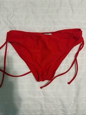 Vintage Christina Red Bikini Bottoms